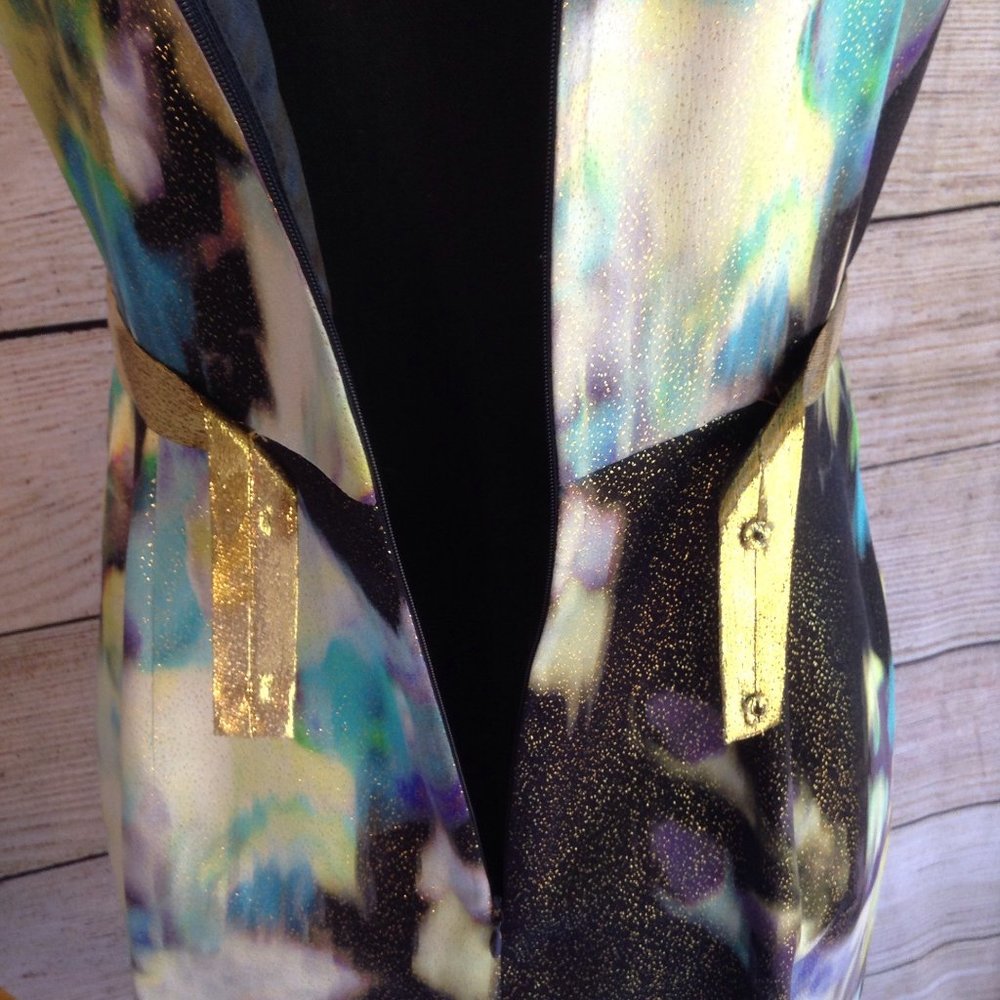 Elie Tahari Watercolor Dress - Picture 13 of 17